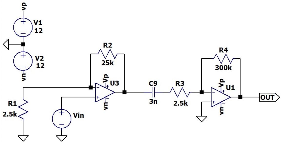 Solved The circuit is constructed with op amps that have the | Chegg.com