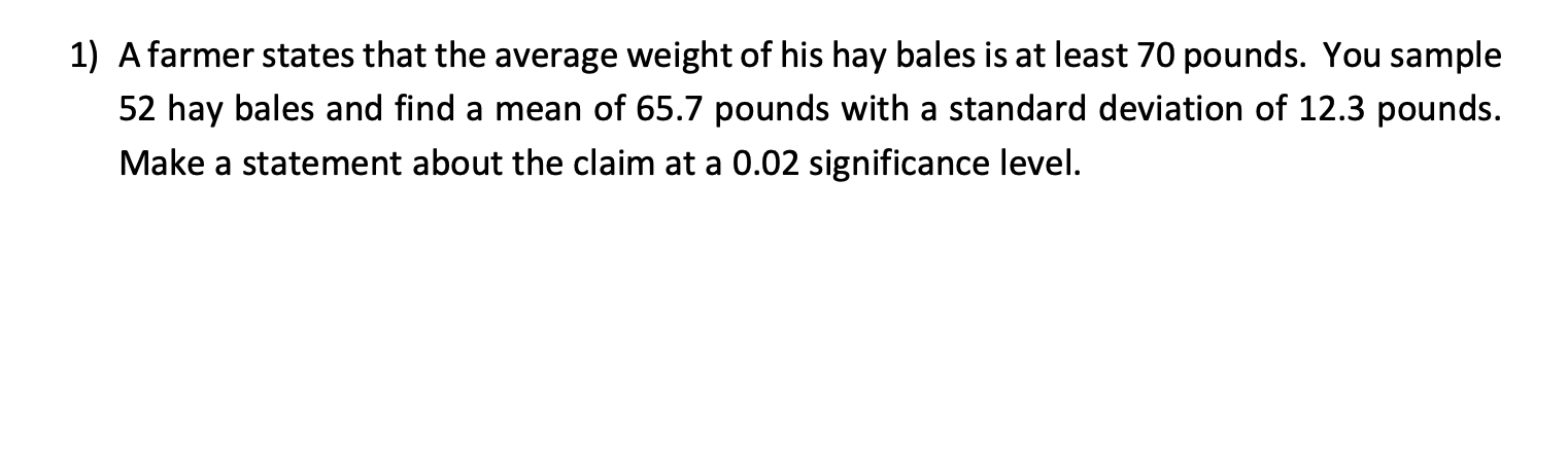 null and alternative hypothesis left tailed