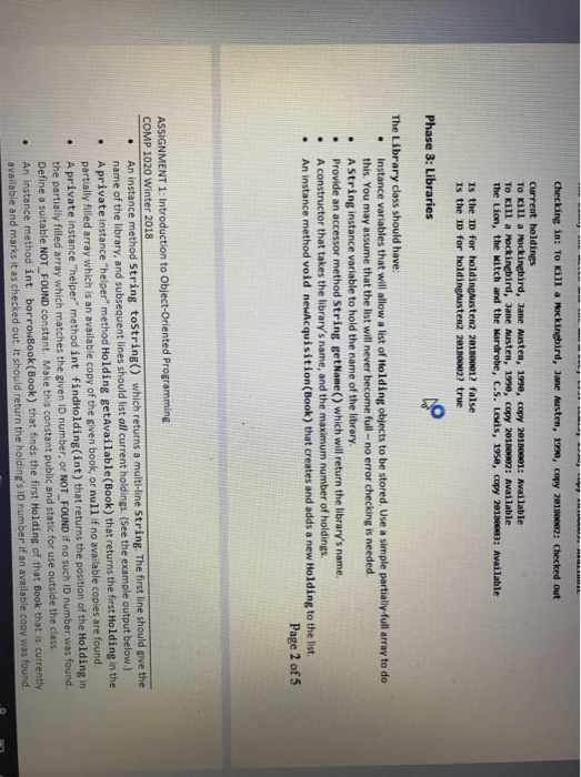 Solved In this assignment, you will implement a set of | Chegg.com