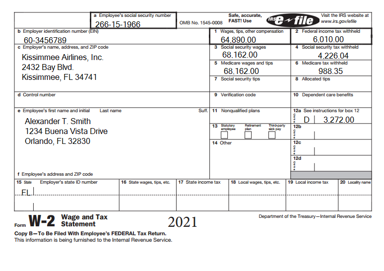 Use the information below from Form W-2, 1099-INT, | Chegg.com