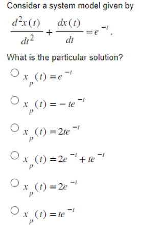 Solved Consider A System Model Given Chegg
