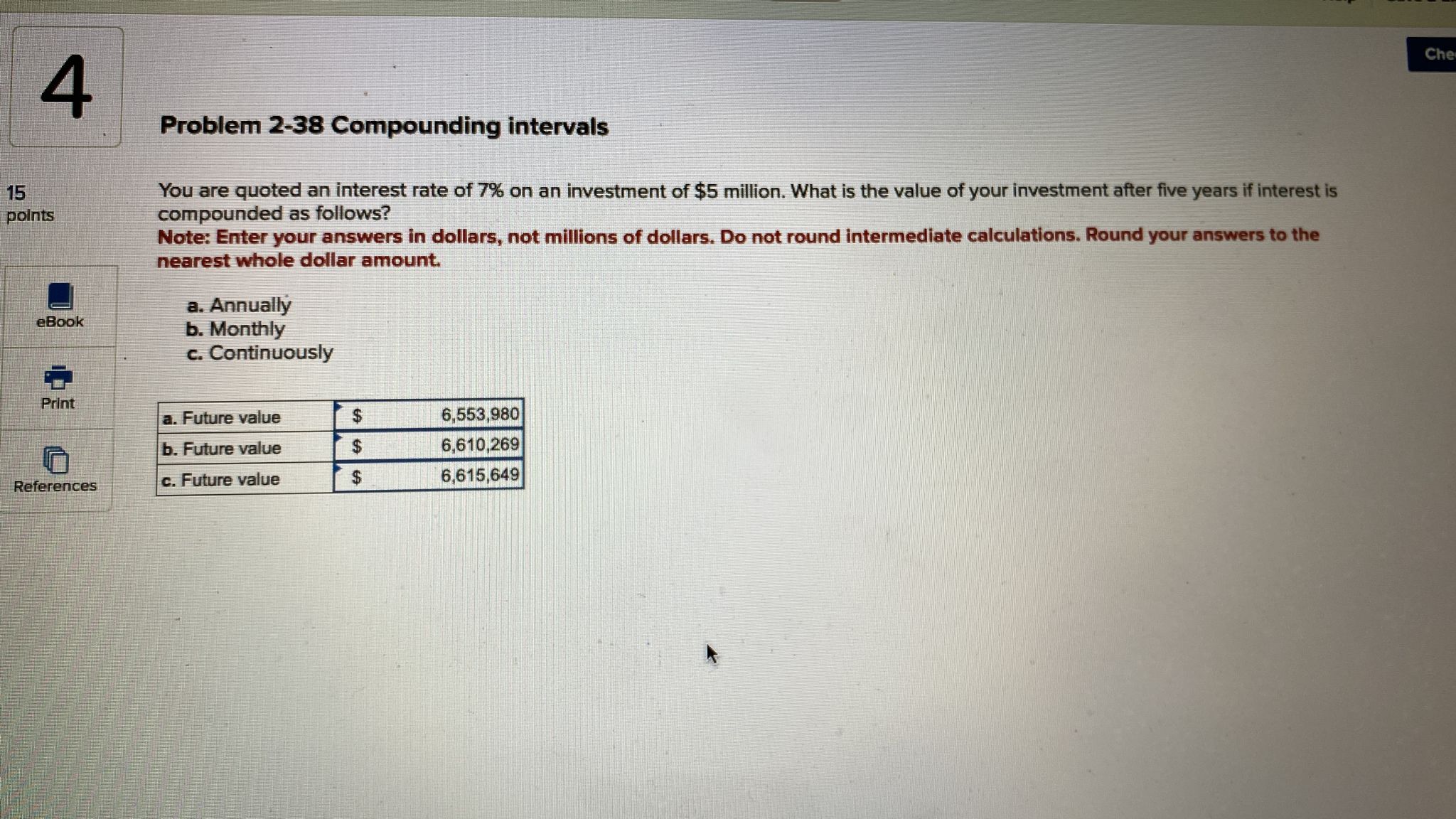 Solved Problem 2-38 Compounding intervals You are quoted an | Chegg.com