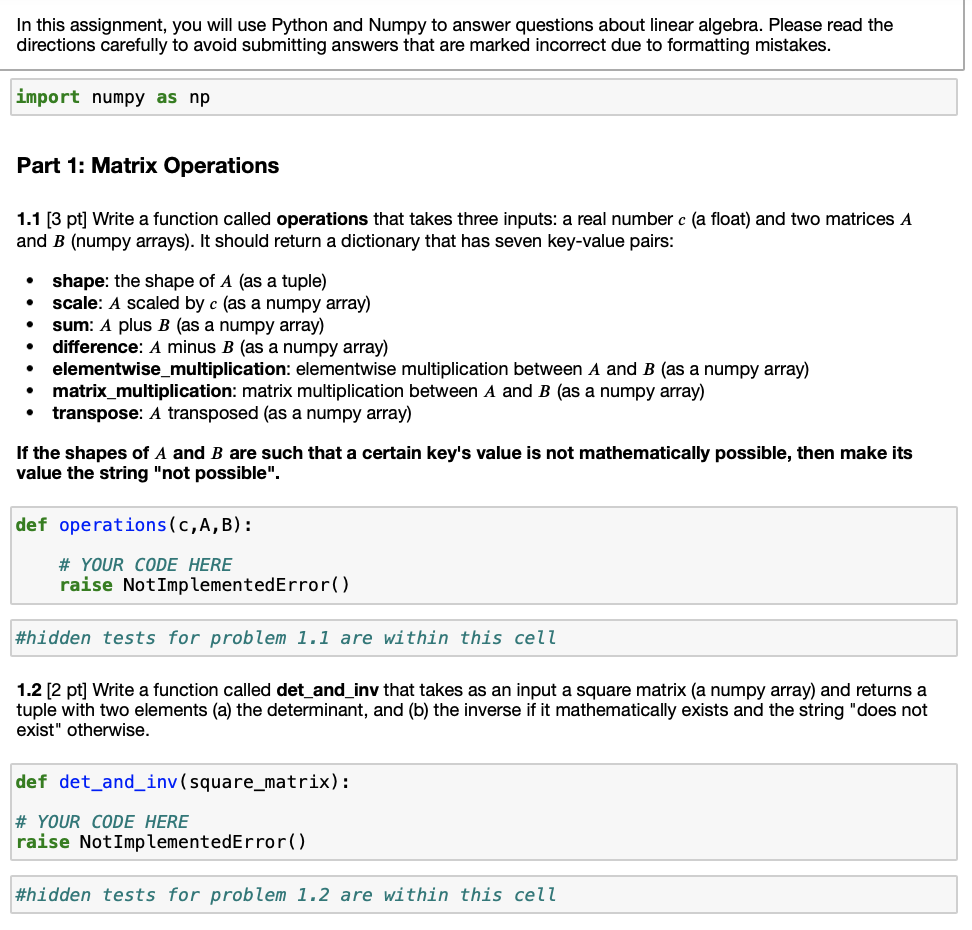 math assignment python