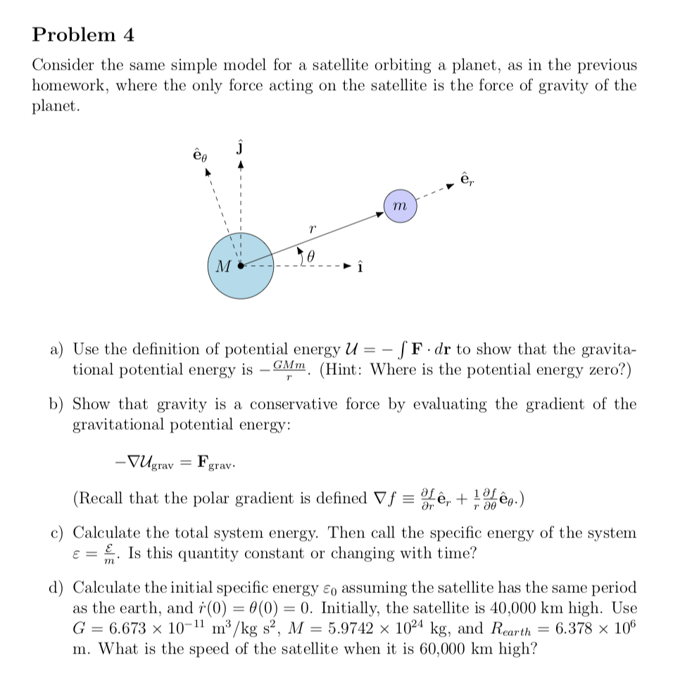 Solved Problem 4 Consider The Same Simple Model For A Sat Chegg Com