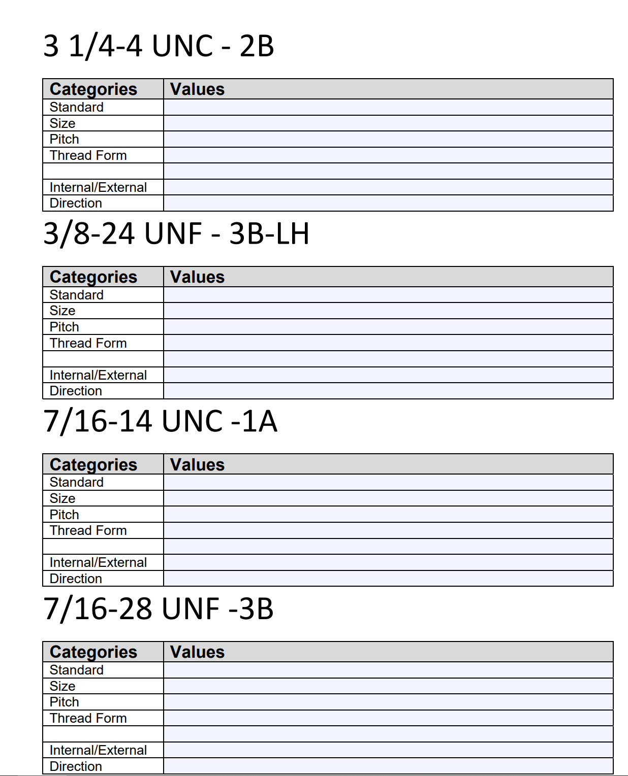 3 8 16 unc x 1 1 4