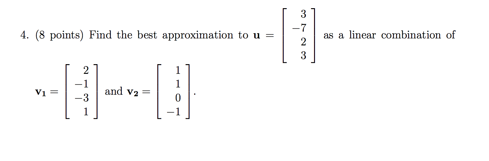 Solved Linear algebra - find the linear approximation to u | Chegg.com