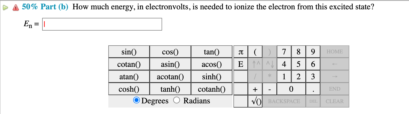 Solved (29\%) Problem 5: A beryllium ion with a single | Chegg.com