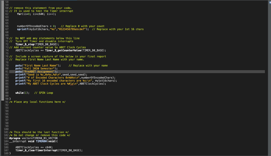 Using The MSP430FR5994 MCU And Code Composer Studio, | Chegg.com