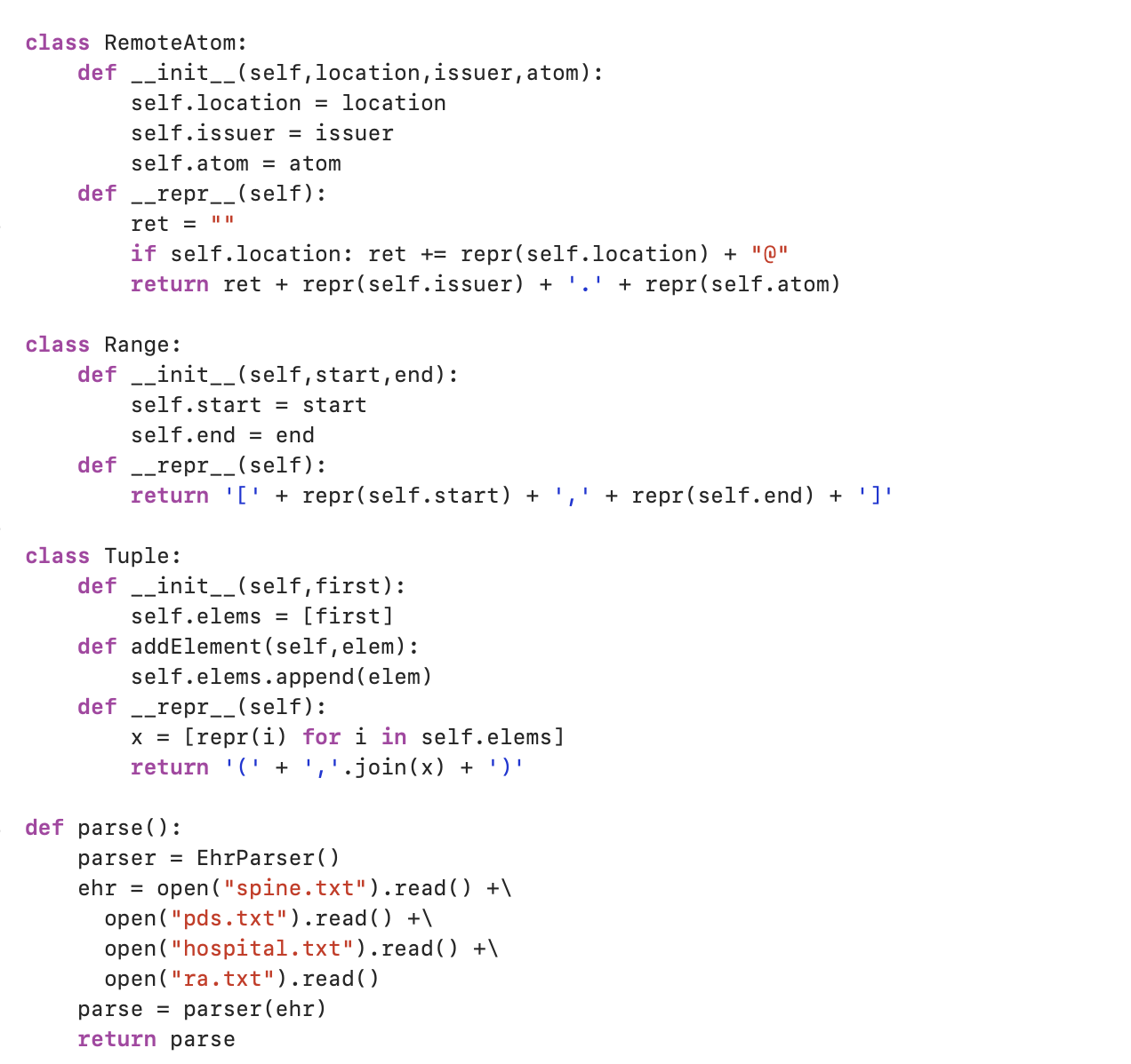 Solved what exactly is the parse() function in the | Chegg.com