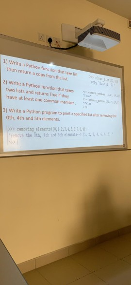 Solved 1) Write a Python function that take list then return | Chegg.com