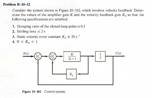 Solved For problem B-10-12, replace the third specification | Chegg.com