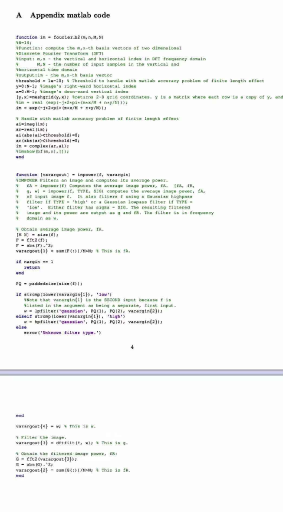Solved 2 Application of 2D DFT (20%) The Fourier transform | Chegg.com