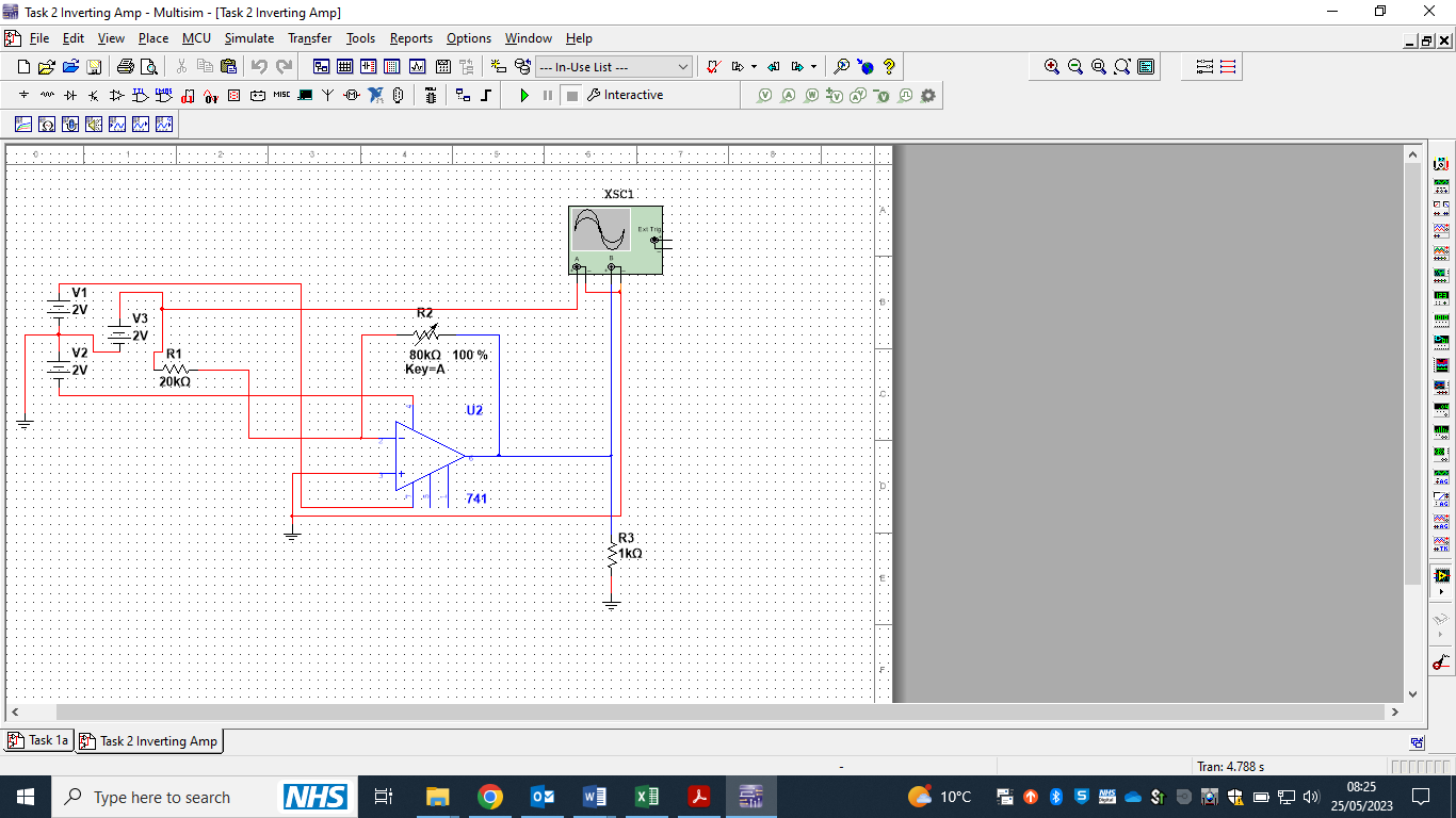 Solved Simulate the two circuits using Multisim and, using | Chegg.com