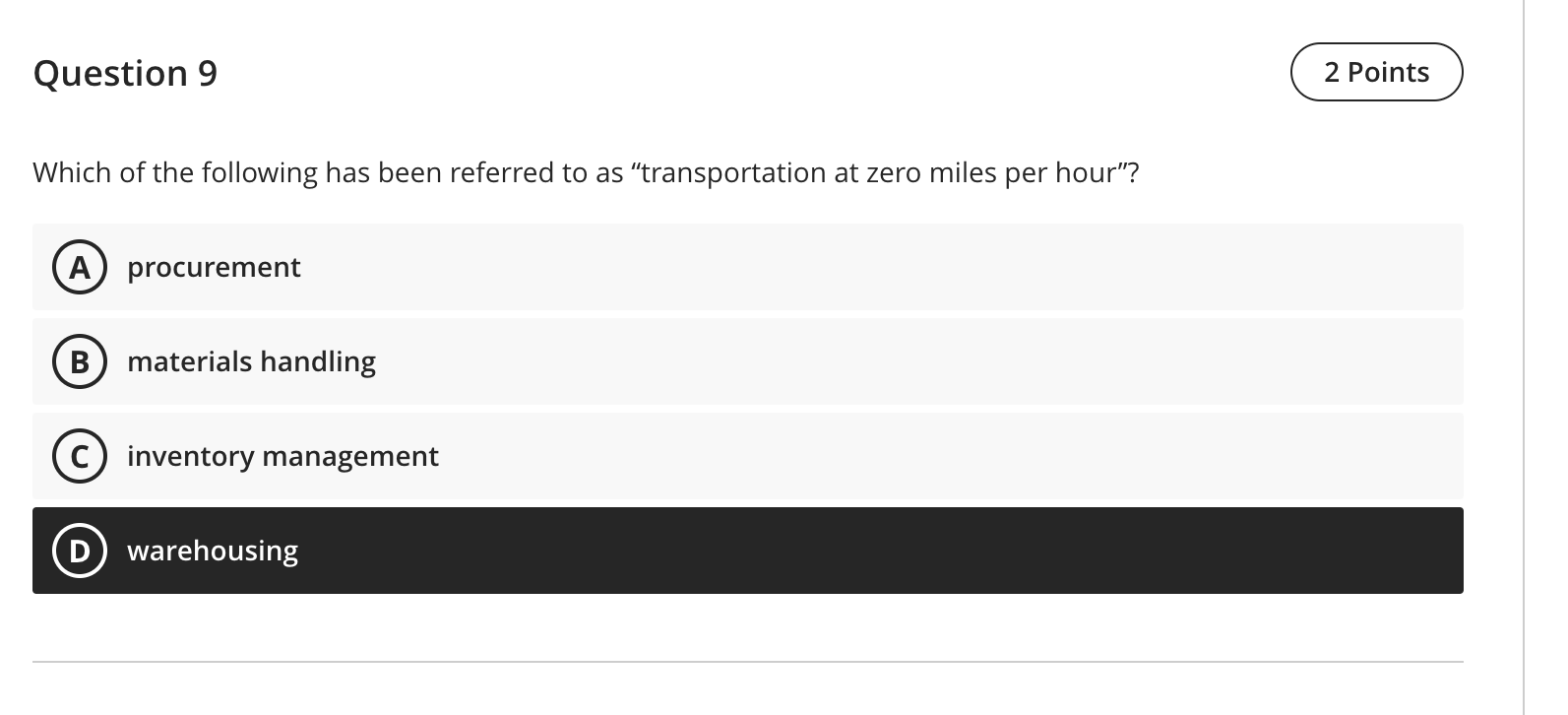 Solved Question 9 2 Points Which of the following has been | Chegg.com