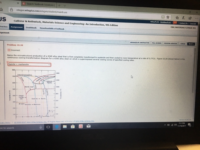 Solved Callister And Rethwisch Materials Science And