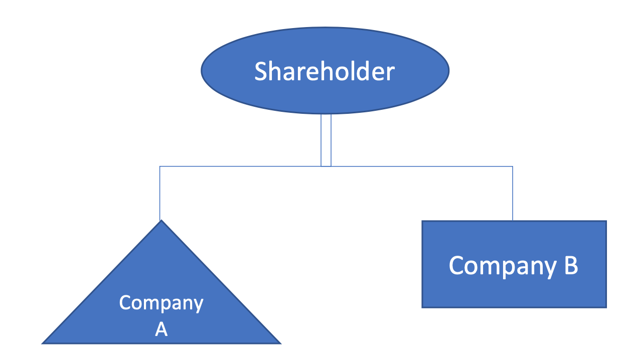 Solved In The Organizational Chart Below, Which Company Is | Chegg.com