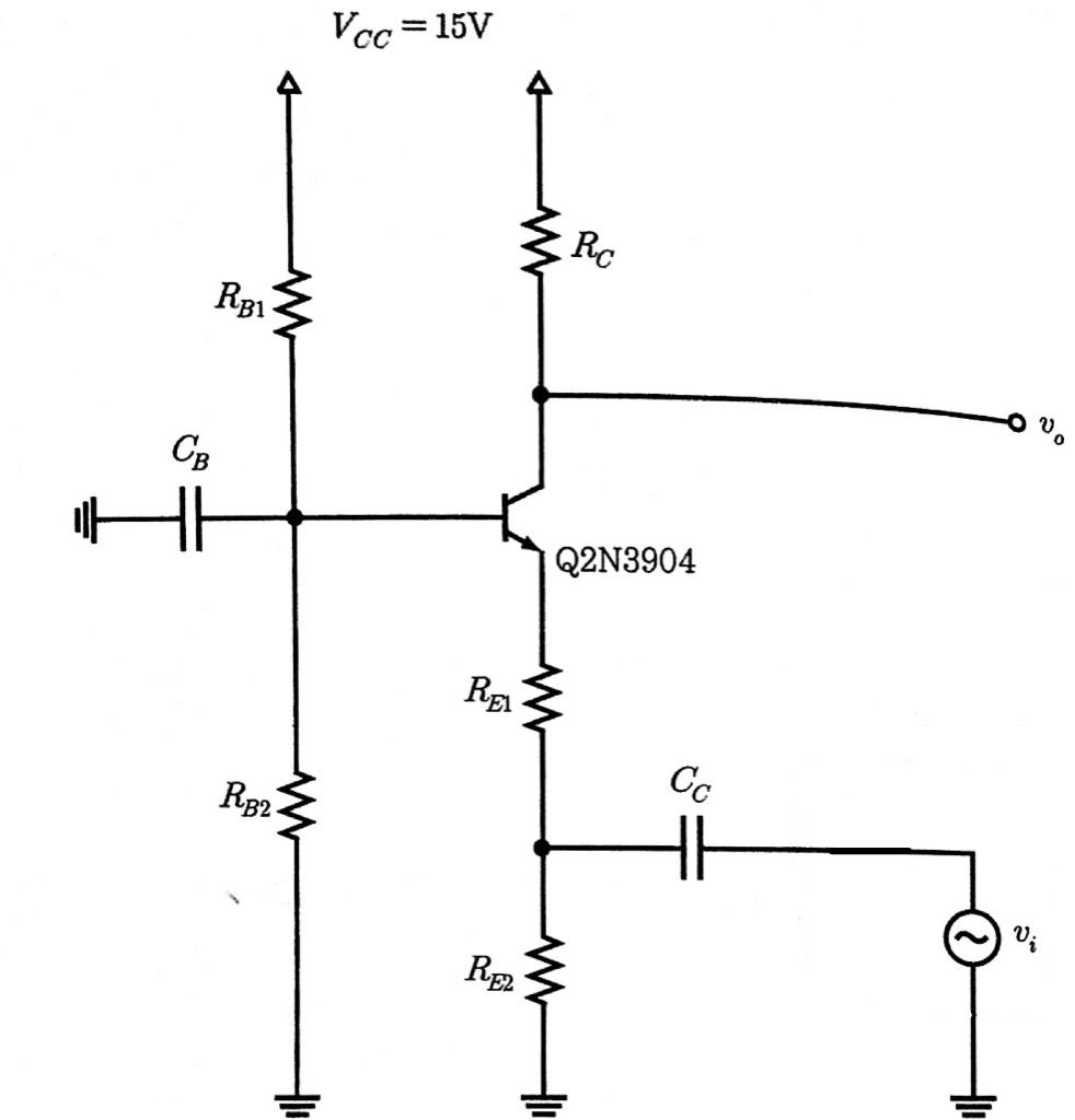 Solved (a) Design the CB amplifier according to the