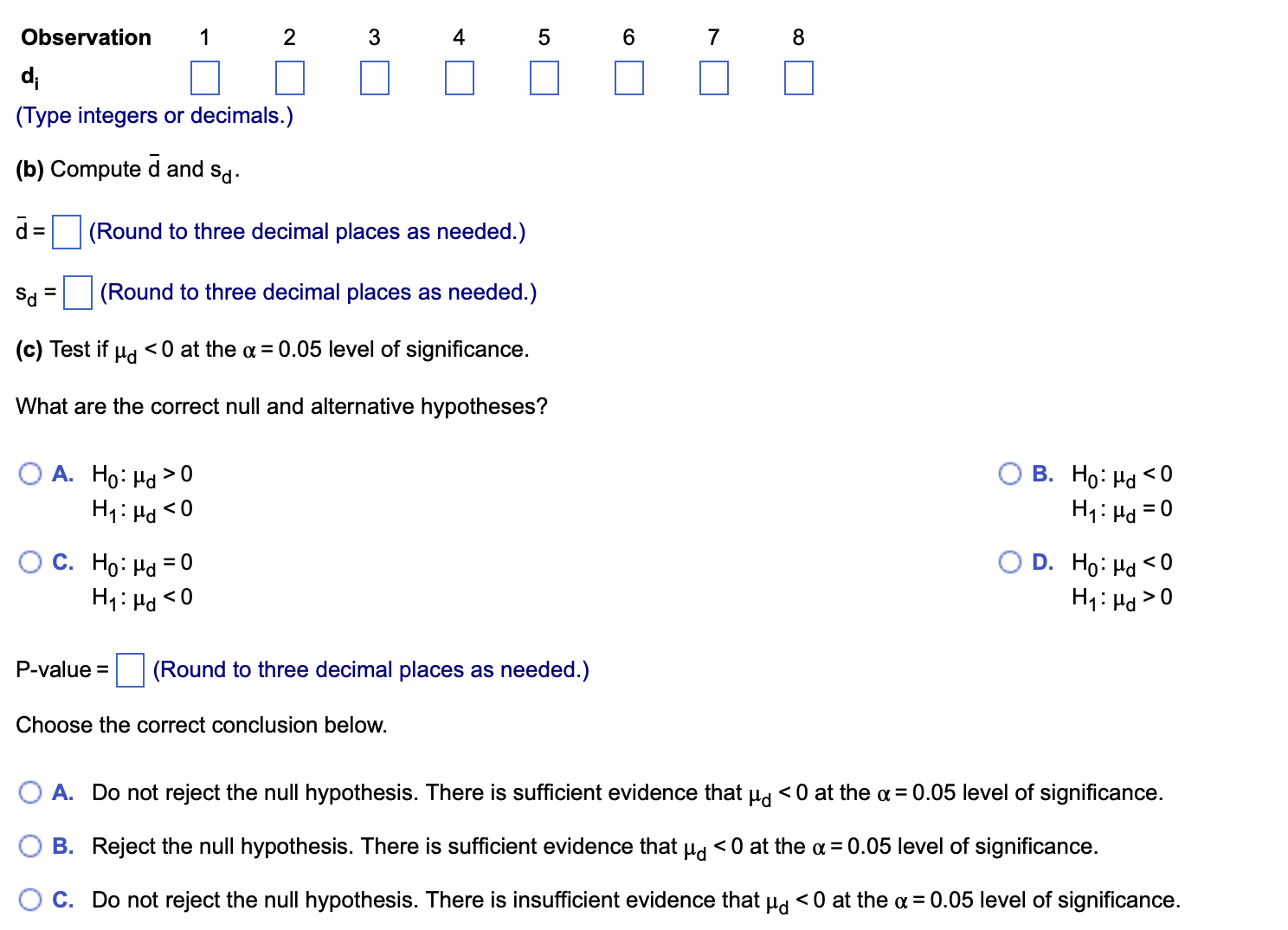 Assume that the differences are normally distributed. | Chegg.com