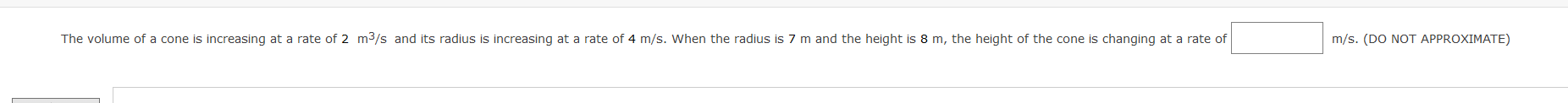Solved m/s. (DO NOT APPROXIMATE) | Chegg.com