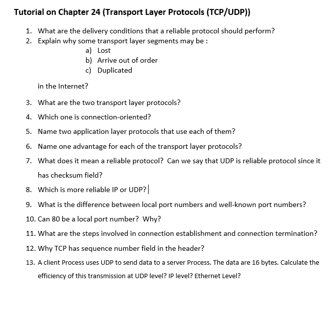 Solved 1 Which error detection method consists of a parity