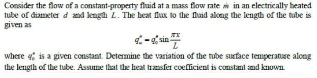 Solved Consider the flow of a constant-property fluid at a | Chegg.com