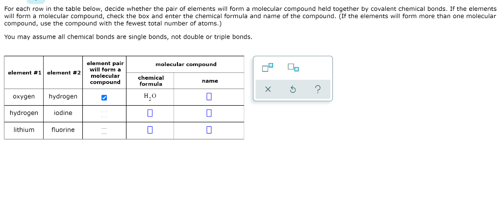 Solved For Each Row In The Table Below, Decide Whether The | Chegg.com