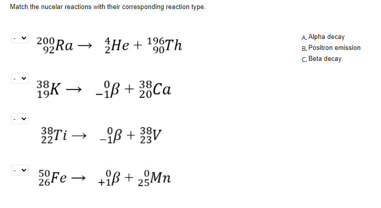 Solved Match the following atoms/ions with the corresponding | Chegg.com