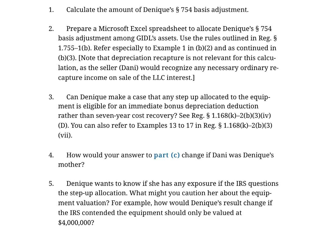 Research Problem 2. The Get It Done LLC (GIDL) was