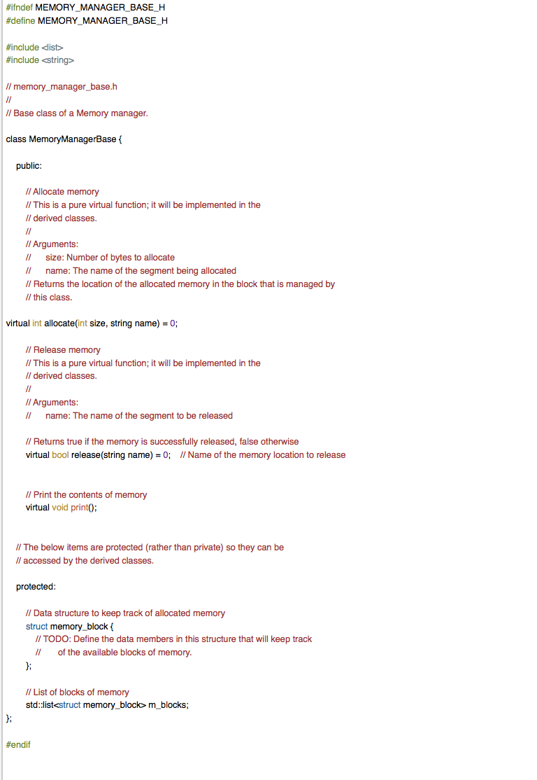 Solved Please help fill in the TODO sections of the missing | Chegg.com