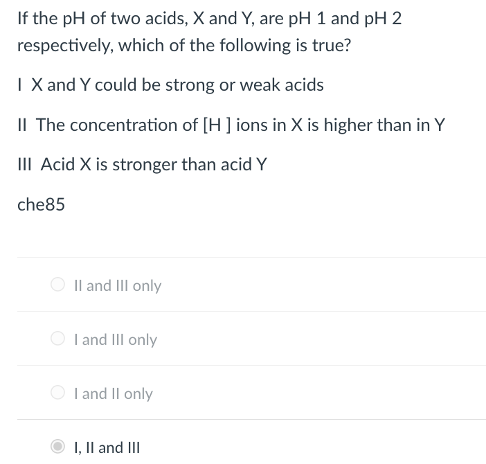 how to find the ph of a solution with two strong acids