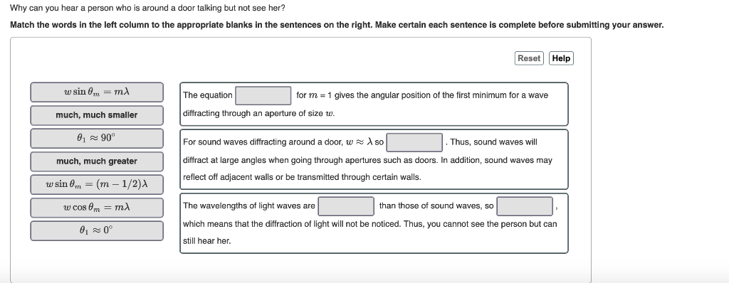 Solved Why Can You Hear A Person Who Is Around A Door Tal