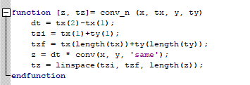 Solved fix this code, using the convolution that is | Chegg.com