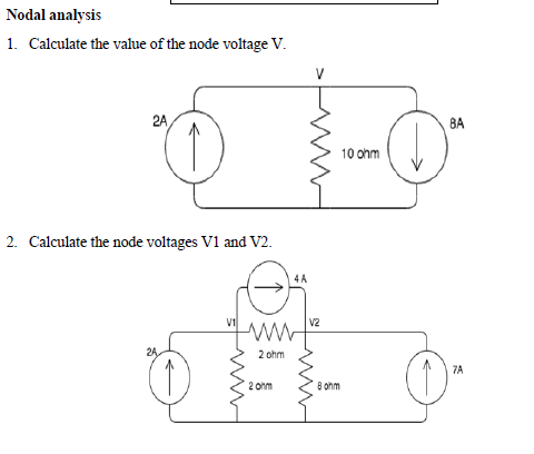 Solved 1. For the network shown in figure below, find the | Chegg.com