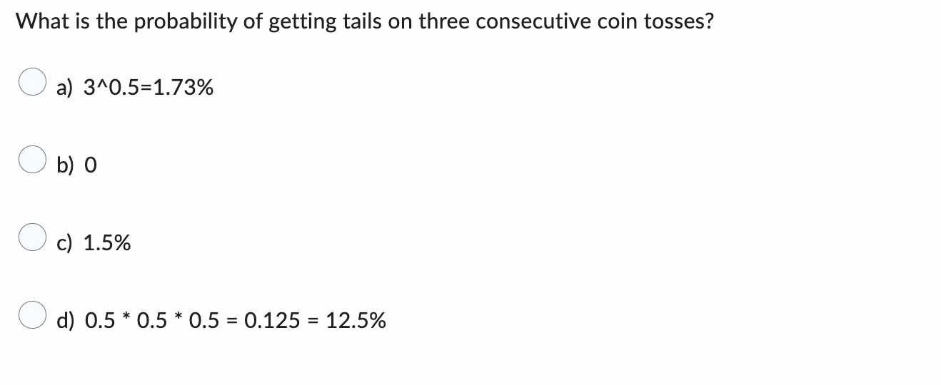 the experimental probability of getting tails