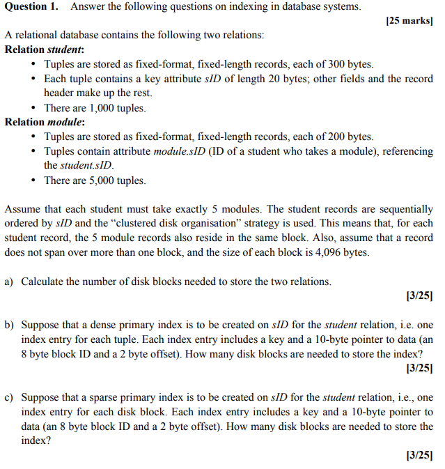 Solved Question 1. Answer The Following Questions On | Chegg.com