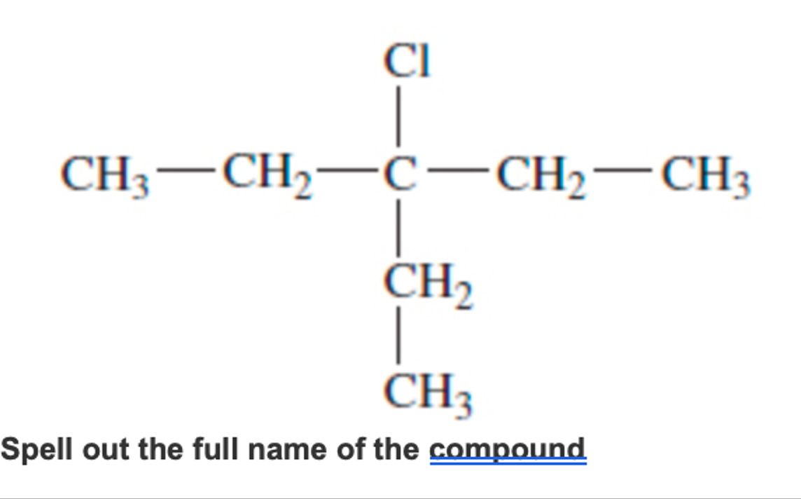 Solved Spell out the full name of the compound | Chegg.com