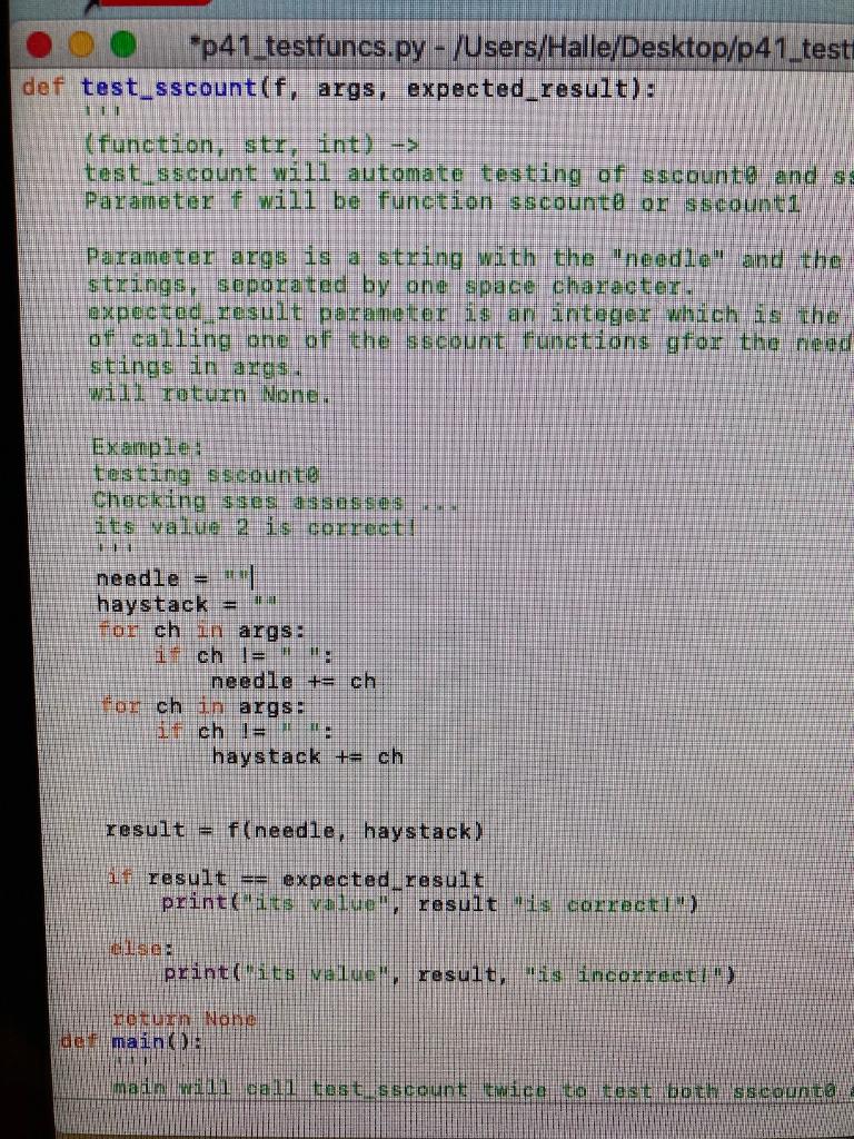 *p41_testfuncs.py - /Users/Halle/Desktop/p41_testi | Chegg.com