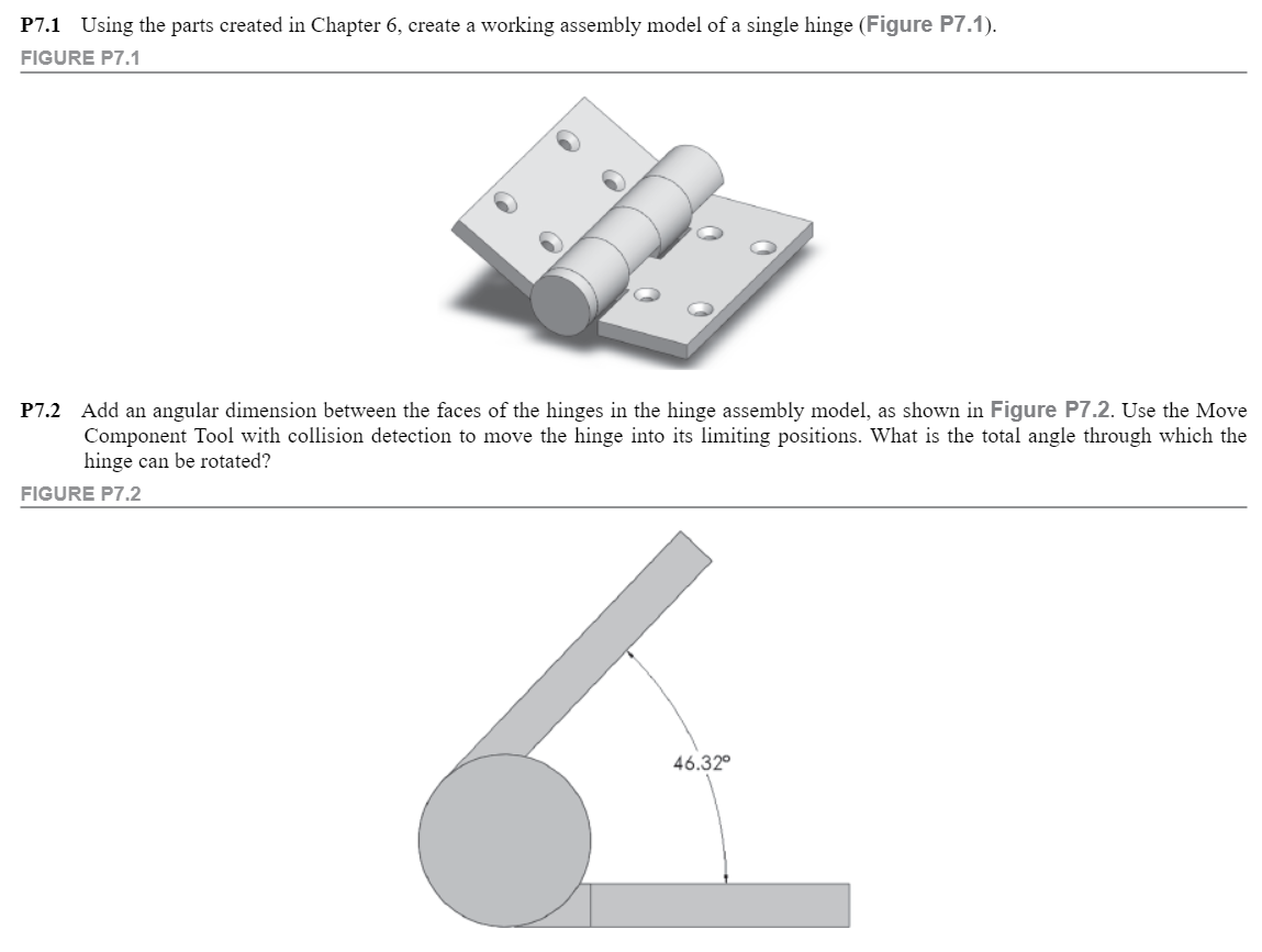 P7.1 Using the parts created in Chapter 6, create a | Chegg.com