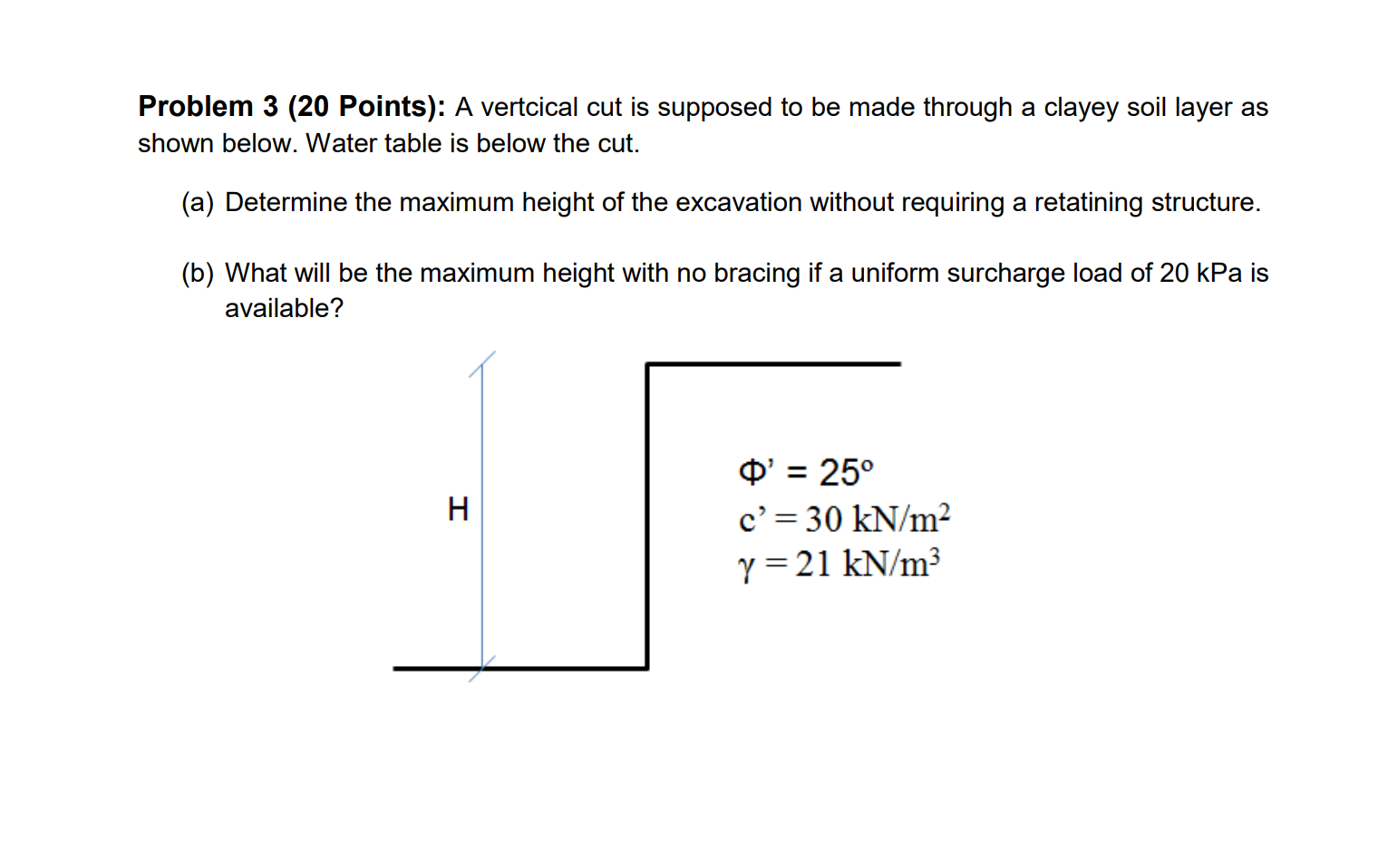 Solved Problem 3 (20 Points): A vertcical cut is supposed to | Chegg.com