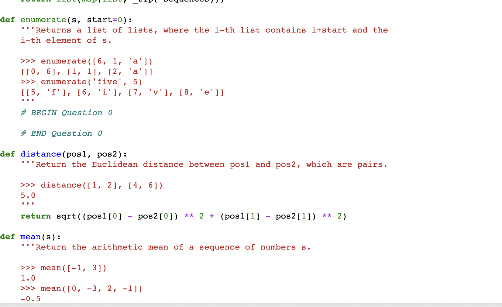 Solved from math import sqrt from random import sample | Chegg.com
