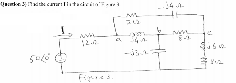 Solved Question 3) Find the current I in the circuit of | Chegg.com