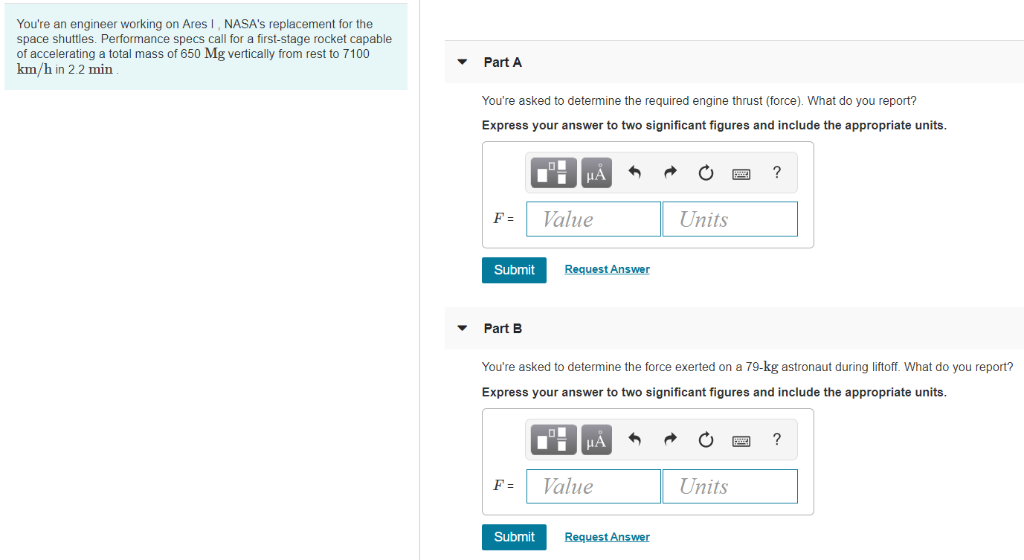 Solved You Re An Engineer Working On Ares Nasa S Replace Chegg Com