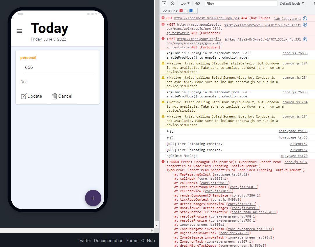Solved ionic programming by Visual Studio Code The map | Chegg.com