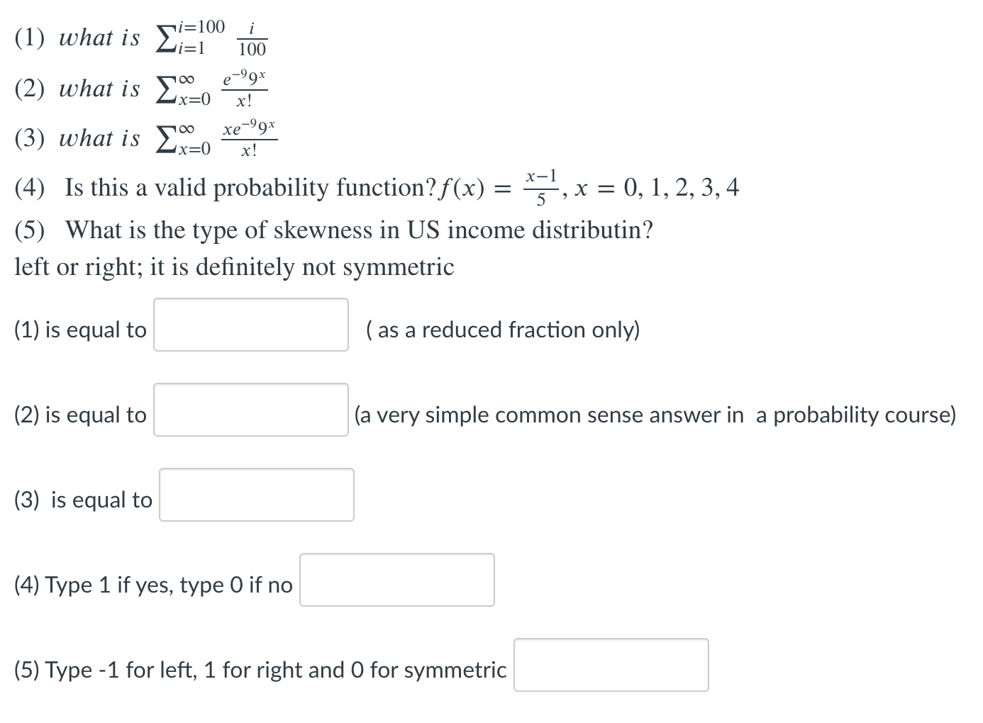 Solved i 100 i 100 x 1 what is it e 99 2 what is 2 0 chegg