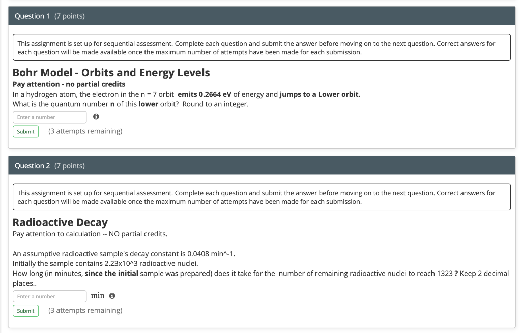 Solved Please help me answer all of these with work! will | Chegg.com