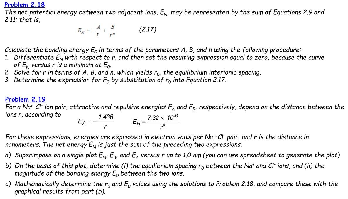 solved-problem-2-18-the-net-potential-energy-between-two-chegg