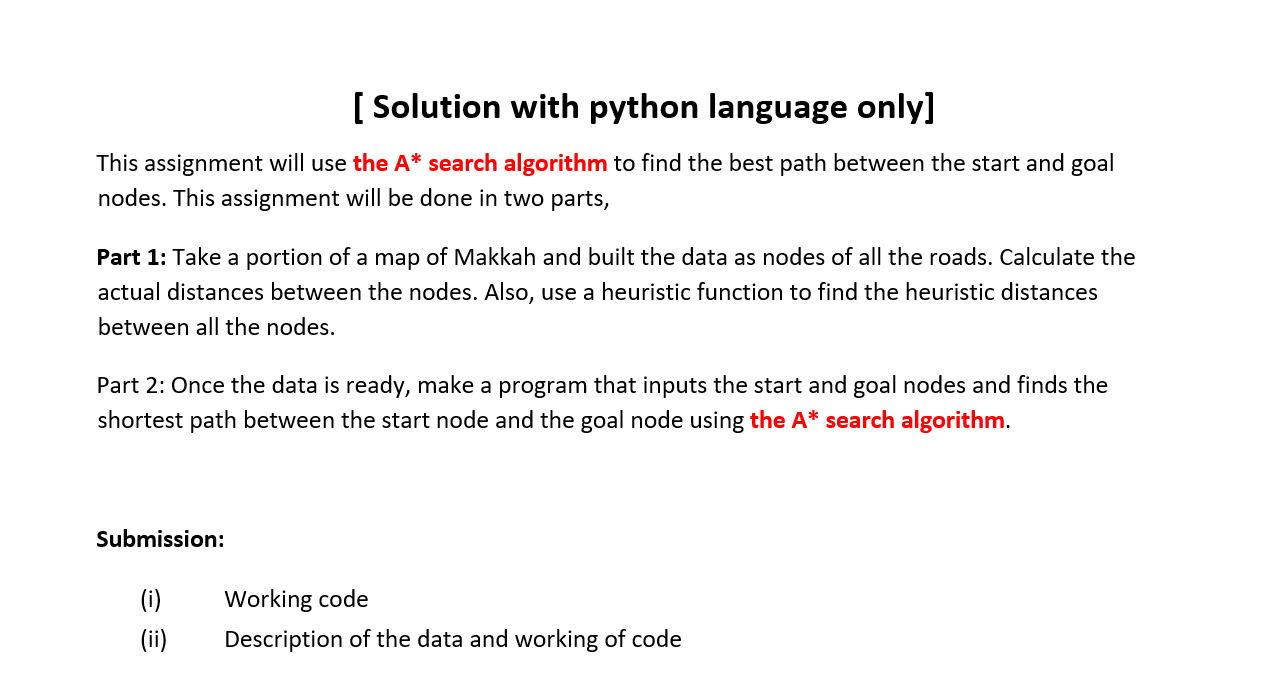 Solved [ Solution with python language only] This assignment | Chegg.com