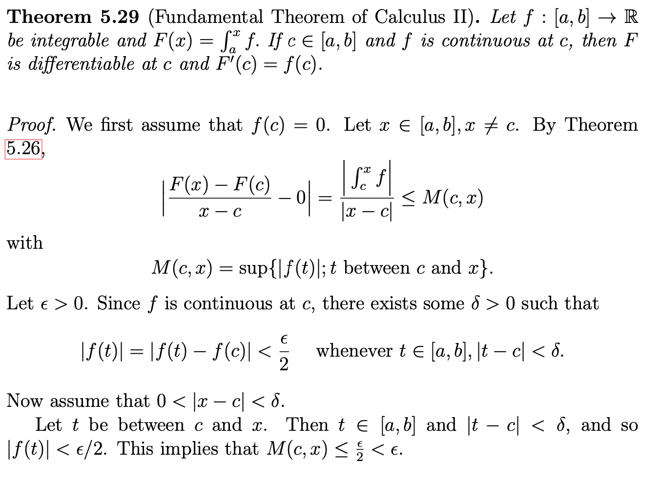 Solved 5 5 1 Let F A B R Be Continuous A For C Chegg Com