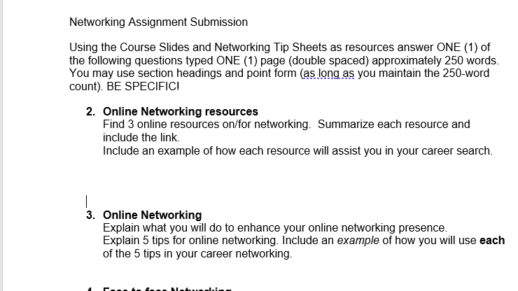 net message assignment