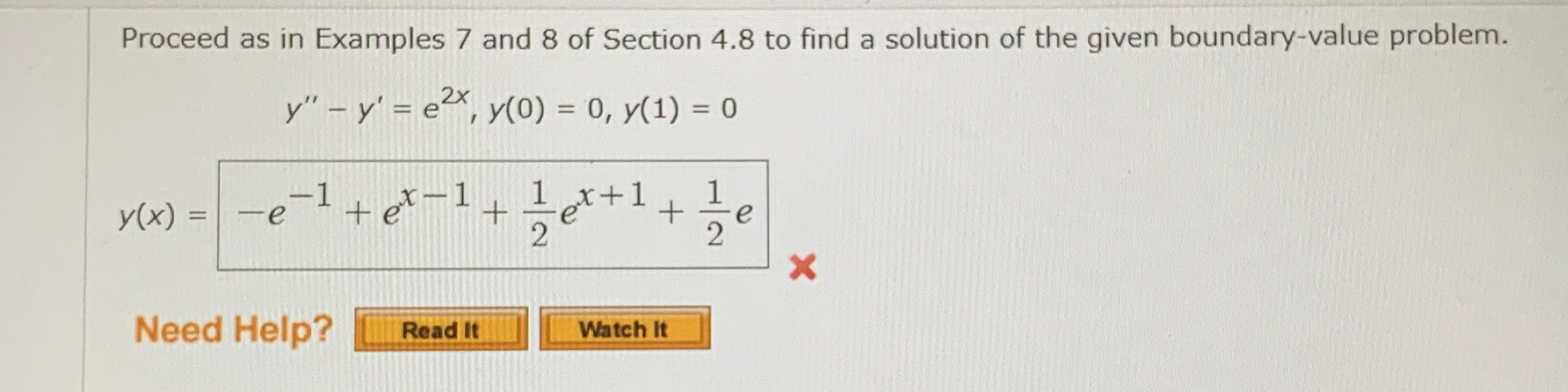Solved Proceed as in Examples 7 and 8 of Section 4.8 to find